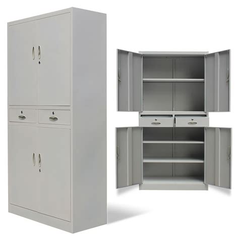 4 door metal storage cabinet